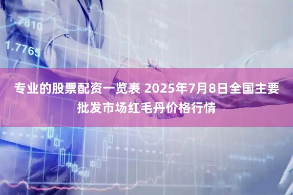 专业的股票配资一览表 2025年7月8日全国主要批发市场红毛丹价格行情